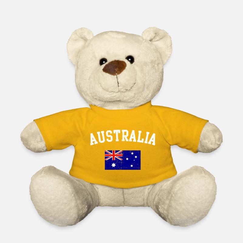 Graphique du drapeau en arc australien - Nounours - jaune soleil