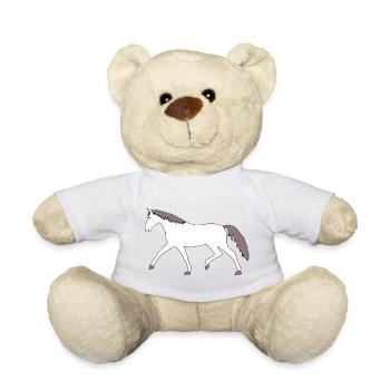 Pferd Schimmel Pferde Wallach Pferdehof Pony Kind - Teddy - Sonnengelb - Vorne
