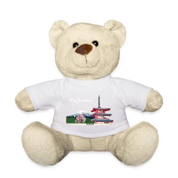 Berg Fuji, Japan, Pagode - Teddy - Sonnengelb - Vorne