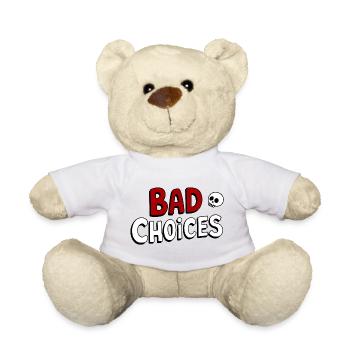 Bad Choices - Teddy Bear - sun yellow - Front