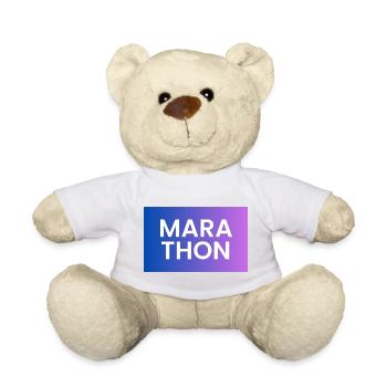 Conception de chemise dégradée Marathon - Nounours - jaune soleil - Devant