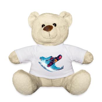 snowboard - Teddy Bear - sun yellow - Front