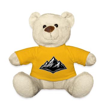 Mountains Symbol Alps - Teddy Bear - sun yellow - Front