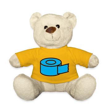 Tape Roll Comic - Teddy Bear - sun yellow - Front