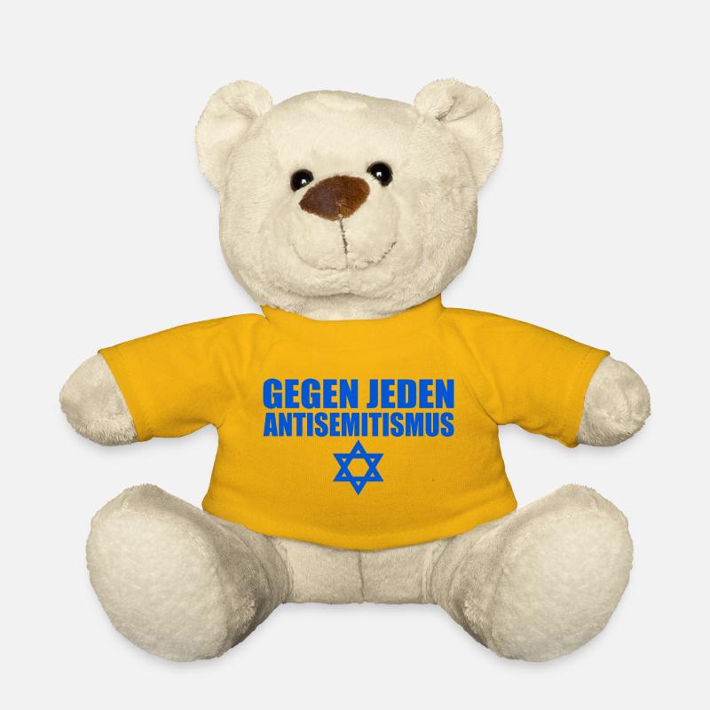 Gegen jeden Antisemitismus - Teddy - Sonnengelb