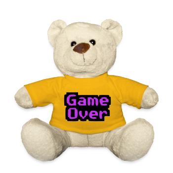  Game Over Pixel Retro - Teddy - Sonnengelb - Vorne
