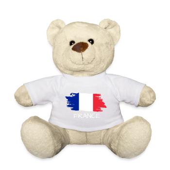 Französische Flagge  - Teddy - Sonnengelb - Vorne
