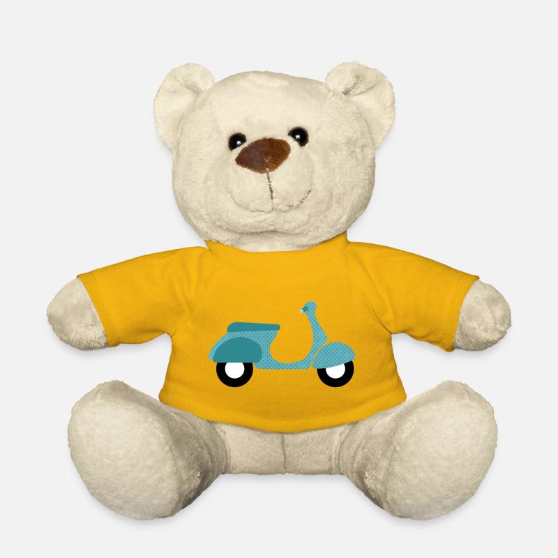 Roller Dots Punkte Italien Sommer Retro Vintage - Teddy - Sonnengelb