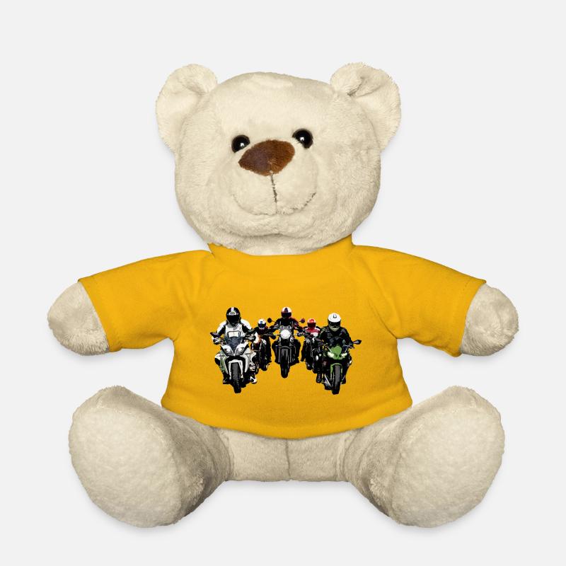 Couleur du groupe de motards - Nounours - jaune soleil