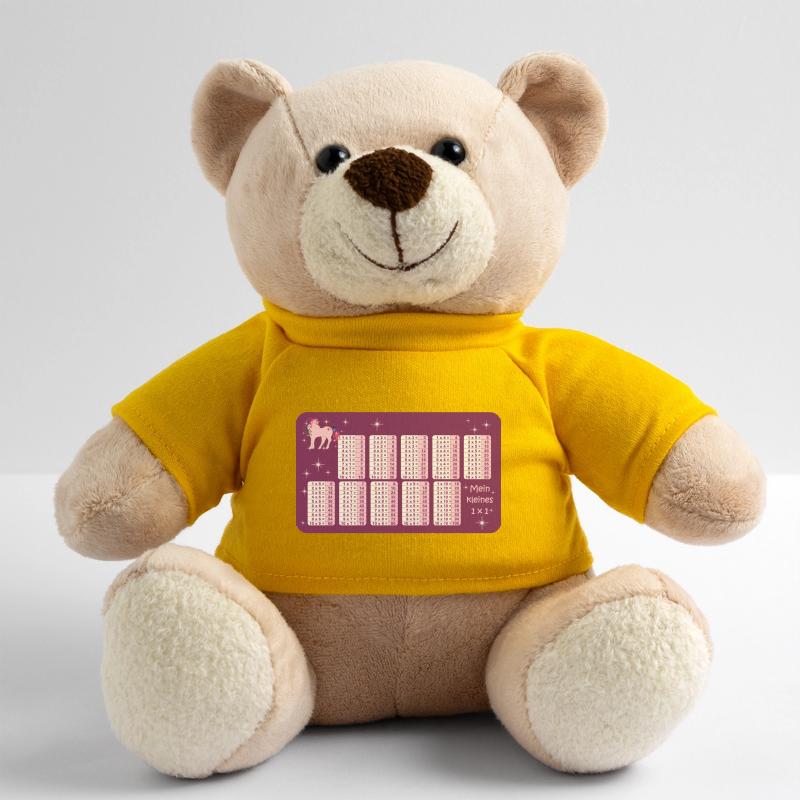 Fantasy Einhorn mit Sternchen - lila - Kleines 1x1 Teddy