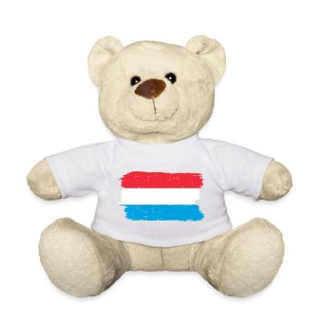 Coup de pinceau Drapeau néerlandais - Nounours - jaune soleil - Devant