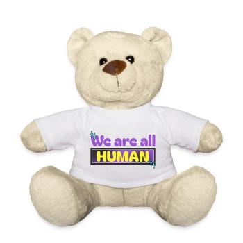 Wir sind alle MENSCHEN - Teddy - Sonnengelb - Vorne