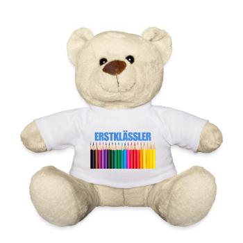 First Year Colored Pencil Design - Teddy Bear - sun yellow - Front