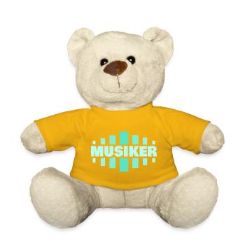 Job Musician - Teddy Bear - sun yellow - Front