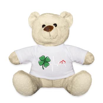 Clover Heart Rhythm - Teddy Bear - sun yellow - Front