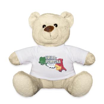 Emilia Romagna in Italien Vintage Region Souvenir - Teddy - Sonnengelb - Vorne