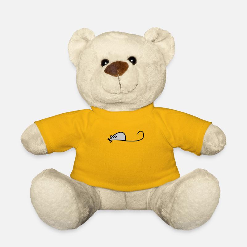 mouse - Teddy Bear - sun yellow
