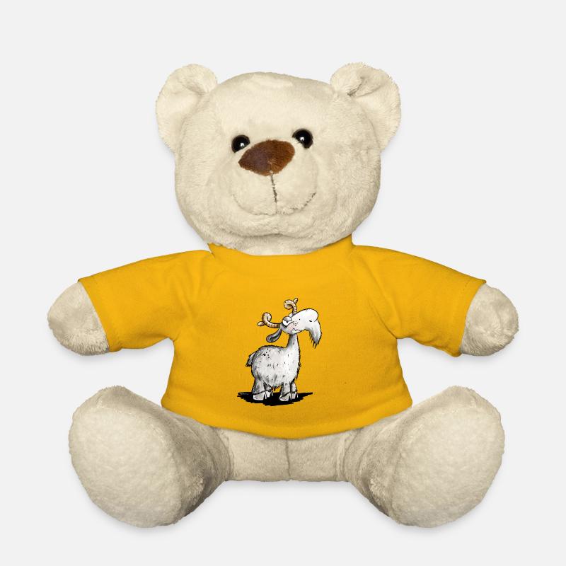 Goats Bock I Goat I Nö Statement - Teddy Bear - sun yellow
