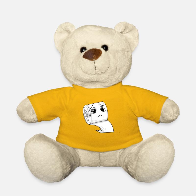 trauriges toilettenpapier - Teddy - Sonnengelb
