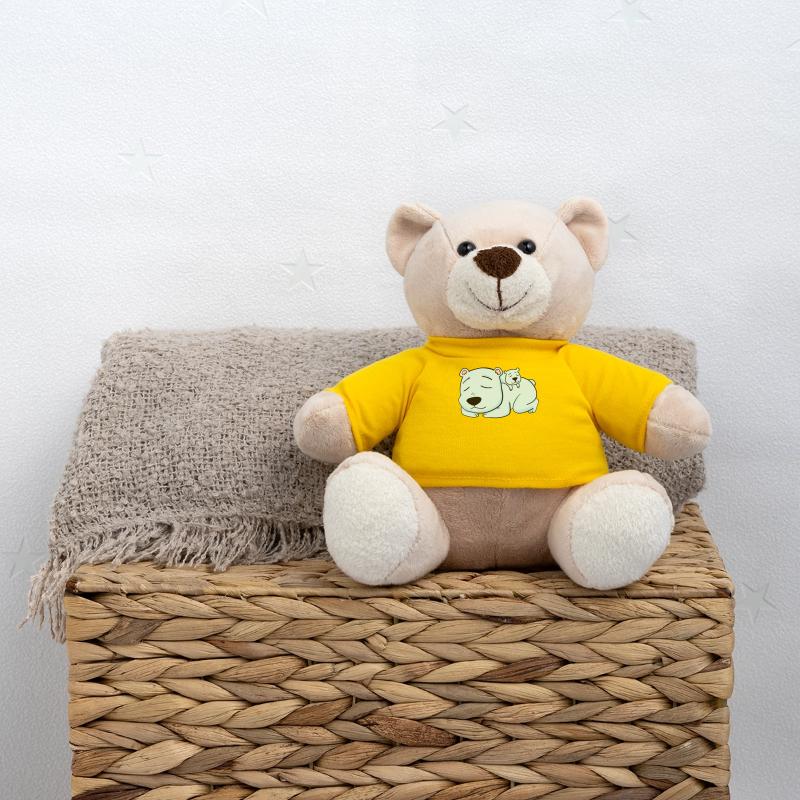 Eisbär mit Baby Eisbär Teddy
