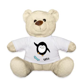 Skater Pinguin - Teddy - Sonnengelb - Vorne