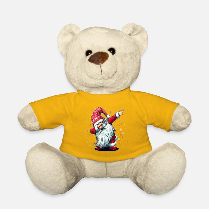 Dabbing Weihnachtsmann Dab Nikolaus - Teddy - Sonnengelb