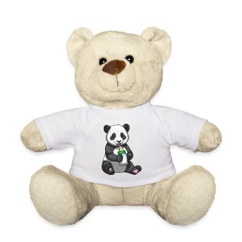 Panda Babyflasche Milch - Teddy - Sonnengelb - Vorne