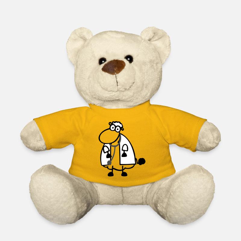 Mouton du docteur - Nounours - jaune soleil