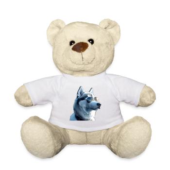 Husky Dogs Lover Dog Love Siberian Huskies - Teddy Bear - sun yellow - Front