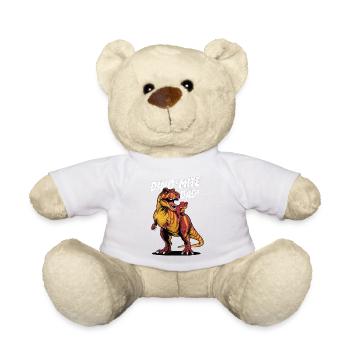 Dino-Mite Dad - T-Rex Power - Teddy Bear - sun yellow - Front