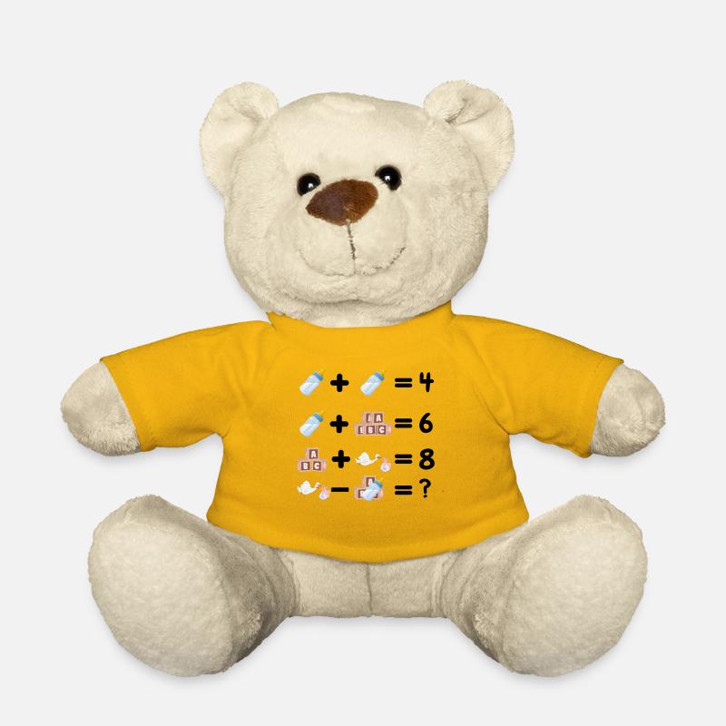 Can you solve this math problem? - Teddy Bear - sun yellow