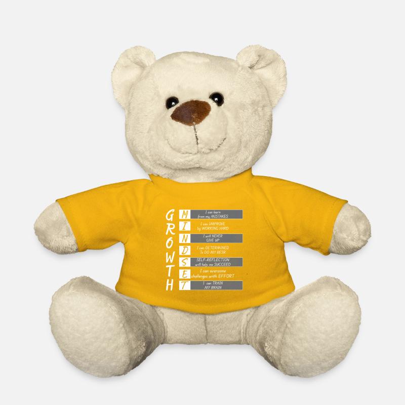 SOUCIEUX DE LA CROISSANCE - Nounours - jaune soleil