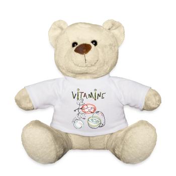 Vitamins, fruit - Teddy Bear - sun yellow - Front