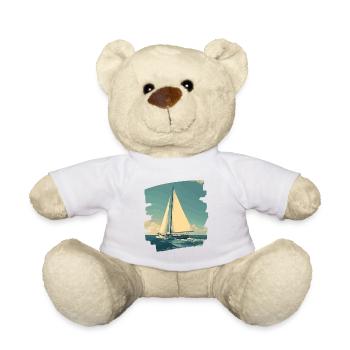 Segelboot Retro - Teddy - Sonnengelb - Vorne