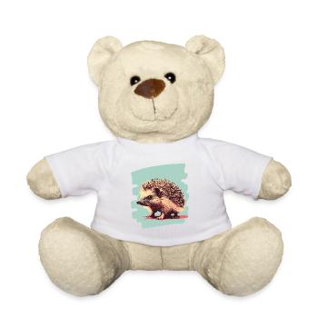 Hedgehog - Teddy Bear - sun yellow - Front