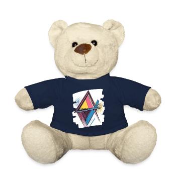 Années 80 - Nounours - bleu marine - Devant
