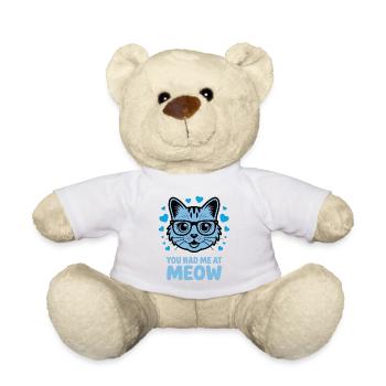 Du hattest mich beim Miauen - Teddy - Sonnengelb - Vorne