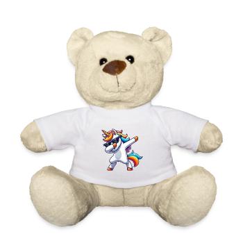 Dab Unicorn Dabbing Unicorns Unicorn Girl - Teddy Bear - sun yellow - Front