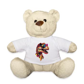 T-Rex Tyrannosaurus Rex Dino Daddy Dinosaurier - Teddy - Sonnengelb - Vorne