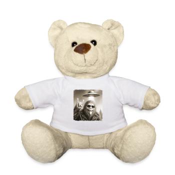 Rock, Rocker, Musique Rock, Main Rock, OVNI Bigfoot - Nounours - jaune soleil - Devant