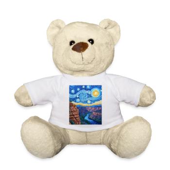 Grand Canyon Arizona USA Van Gogh Style - Teddy Bear - sun yellow - Front