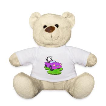 Sloth Car - Teddy Bear - sun yellow - Front