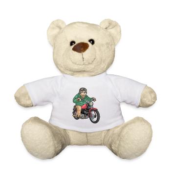 Sloth Motorcycle - Teddy Bear - sun yellow - Front