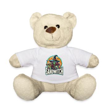 Sandwitch Witch Halloween Illustration - Teddy Bear - sun yellow - Front