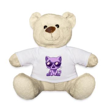 Cat Halloween - Teddy Bear - sun yellow - Front