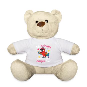 Bachelorette Party Wedding Bride Maid of Honor - Teddy Bear - sun yellow - Front