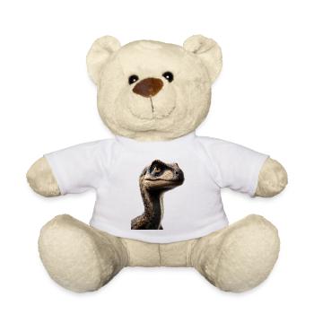 Raptor Velociraptor Dinosaur Dino Raptors - Teddy Bear - sun yellow - Front