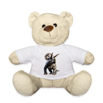 Triceratops Dinosaurier Dinos Triceratops Dino - Teddy - Sonnengelb - Vorne