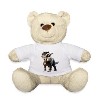 Triceratops Dinosaur Dinos Triceratops Dino - Teddy Bear - sun yellow - Front