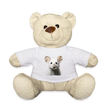 Cute Mouse – Cute Pet Portrait - Teddy Bear - sun yellow - Front